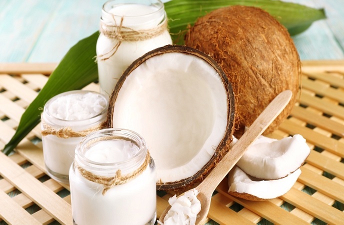 how to get thicker hair-pure coconut oil