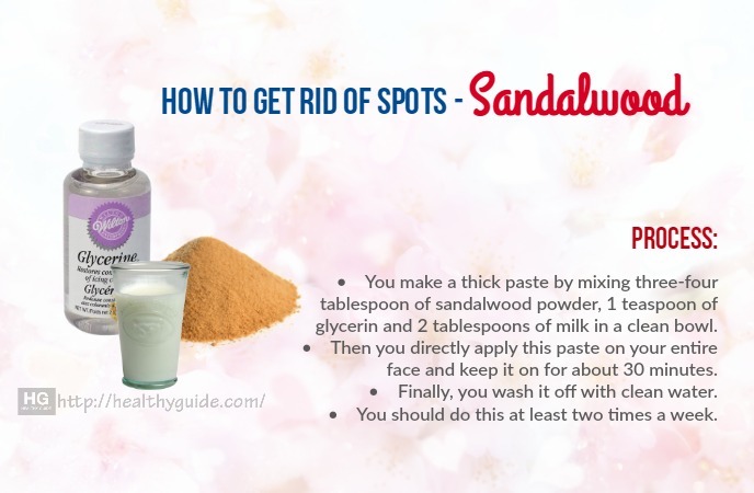 How to get rid of spots 