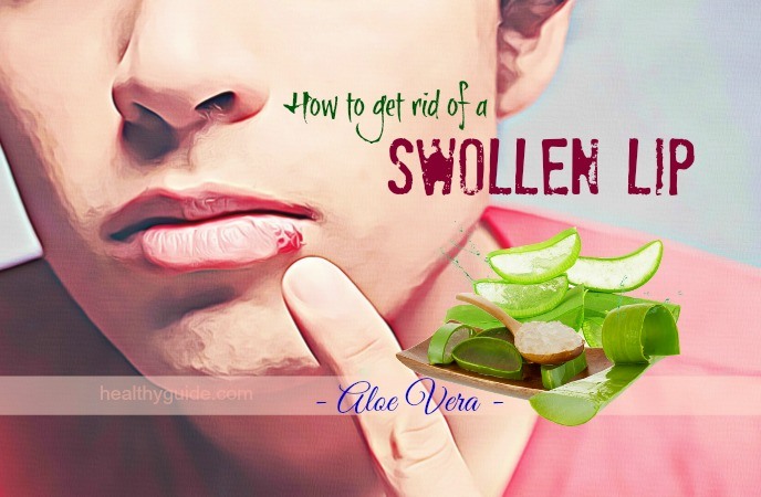 how to get rid of a swollen lip