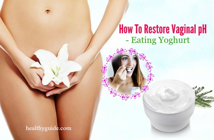 how to restore vaginal pH 