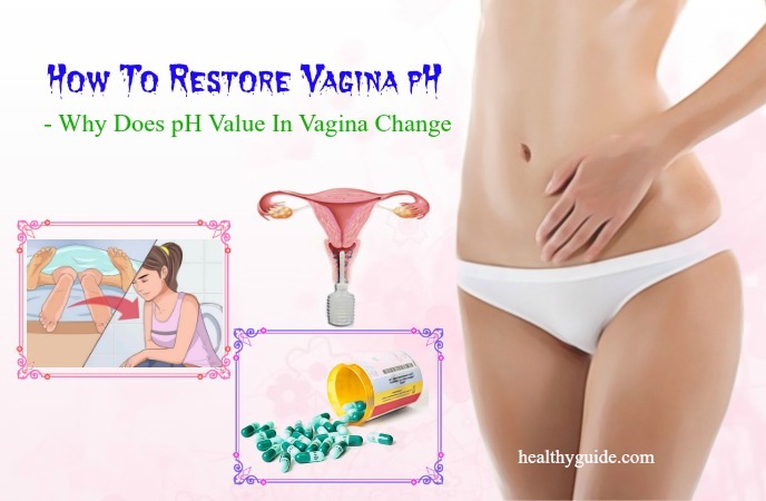 how to restore vaginal pH 