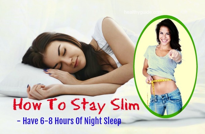 how to stay slim 