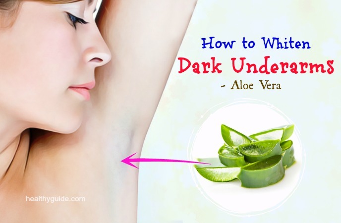 how to whiten dark underarms