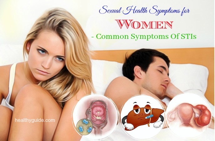 sexual health symptoms for women 