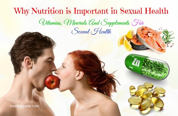 why nutrition is important in sexual health