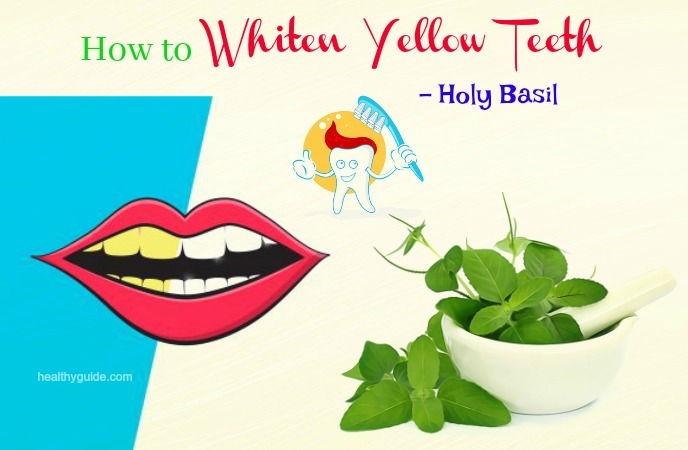 how to whiten yellow teeth 